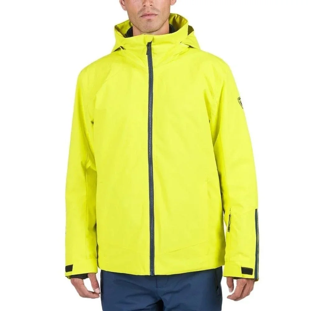 Rossignol Men's Strawpile Insulated Hooded Ski & Snowboard Jacket - Yellow